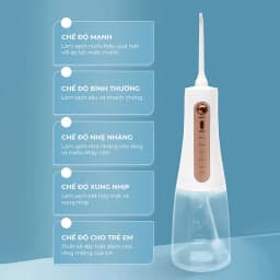 Thumbnail Tăm nước Magic Eco Pro-82, 5 chế độ làm sạch, 6 đầu tăm thay thế, bảo hành 18 tháng 4