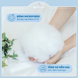 Thumbnail Tấm Topper Khách Sạn 5 Sao CHU MY – Microfiber, Cotton Tự Nhiên, Dày 7cm 2