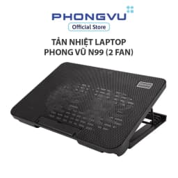 Thumbnail Tản nhiệt laptop Phong Vũ N99 (2 Fan) - Bảo hành 6 tháng 1