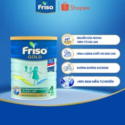 Thumbnail [Tặng 1 Lon Friso Gold 4 380gr] Combo 2 Sữa Bột Friso Gold 4 1400g 2