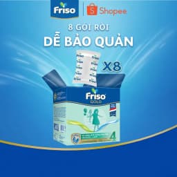 Thumbnail [Tặng Bình Giữ Nhiệt 500ml] Sữa Bột Friso Gold 4 Hộp Giấy 2kg 3