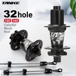 Thumbnail Tanke 120 Clicks 32H MTB Bike Hub 6 Pawls 3 răng 6 Vòng bi Cassette Bánh đà 7-12 tốc độ 32 lỗ Phanh đĩa Trung tâm xe đạp 1
