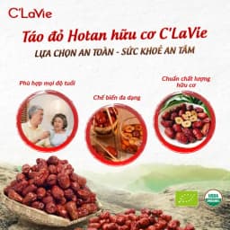 Thumbnail Táo đỏ hữu cơ C'LaVie 450g - Quả to đều loại 1 2