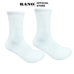 Thumbnail Tất Cổ Cao dài Basic Trơn thời trang unisex nam nữ RANO chất liệu cotton cao cấp mềm mại thoáng khí 2
