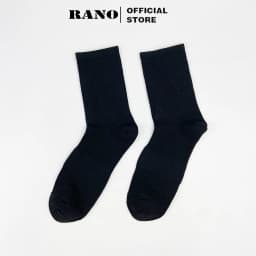 Thumbnail Tất Cổ Cao dài Basic Trơn thời trang unisex nam nữ RANO chất liệu cotton cao cấp mềm mại thoáng khí 4