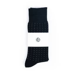 Thumbnail Tất Cổ Cao Mang Giày Tây, Chấm Bi Nhỏ 4 Màu - Cotton Co Giãn Thấm Hút Tốt - Thương Hiệu Be Classy 1