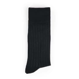 Thumbnail Tất Cổ Cao Mang Giày Tây, Màu Đen, Xanh Navy, Sọc Dọc - Cotton Co Giãn Thấm Hút Tốt - Thương Hiệu Be Classy 4