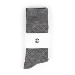 Thumbnail Tất Cổ Cao Mang Giày Tây, Quả Trám 3 Màu - Cotton Co Giãn Thấm Hút Tốt - Thương Hiệu Be Classy 1