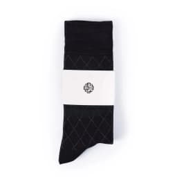 Thumbnail Tất Cổ Cao Mang Giày Tây, Quả Trám 3 Màu - Cotton Co Giãn Thấm Hút Tốt - Thương Hiệu Be Classy 2