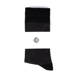 Thumbnail Tất Cổ Cao Mang Giày Tây, Sọc chéo gợn sóng - Cotton Co Giãn Thấm Hút Tốt VO11 - Thương Hiệu Be Classy 2