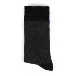 Thumbnail Tất Cổ Cao Mang Giày Tây, Sọc chéo gợn sóng - Cotton Co Giãn Thấm Hút Tốt VO11 - Thương Hiệu Be Classy 4