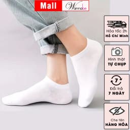 Thumbnail Tất cổ vừa unisex WANNABE vớ cotton thể thao nam nữ đều dùng được khử mùi hôi chân êm ái nhẹ nhàng suốt cả ngày VD009 1