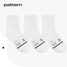Thumbnail Tất Nam Cao Cổ Basic Cotton Kháng Khuẩn Ngăn Mùi PATTERN PP003 3
