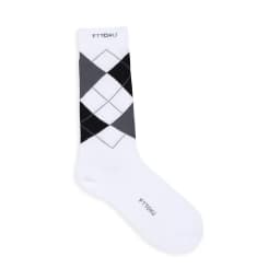 Thumbnail Tất nam cổ cao Fttleather họa tiết quả trám trẻ trung 3 màu vải Bamboo co dãn thoáng khí chống mùi hôi 1