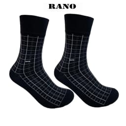 Thumbnail Tất nam công sở đi giày tây RANO màu đen dài 20cm chất liệu cotton mềm mịn thoáng mát TAY20DENCARO 4