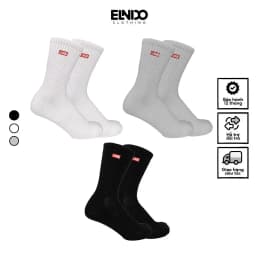 Thumbnail Tất nam trơn cổ cao chất liệu cao cấp ELNIDO (màu ngẫu nhiên, không kèm hộp) 1