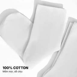 Thumbnail Tất Trắng cao cổ Cotton mềm mại thương hiệu JBAGY 1
