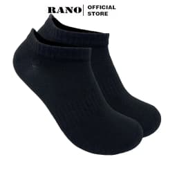 Thumbnail Tất trơn nam nữ cổ ngắn trắng đen chất liệu cotton cao cấp thoáng mát chuẩn xuất khẩu TRON_NG 3