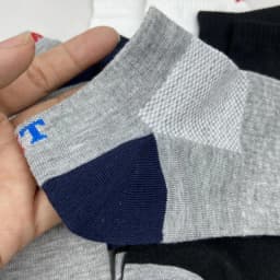 Thumbnail Tất vớ nam cổ ngắn thấp trên mắt cá phối gót thoáng khí cotton cao cấp nhiều màu khử mùi xuất xịn hàng hiệu RANO 3