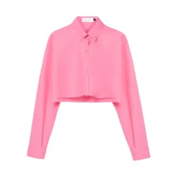 Thumbnail TATICHU - Áo sơ mi kate croptop form rộng - Cropped Inspiration Shirt 1