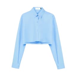 Thumbnail TATICHU - Áo sơ mi kate croptop form rộng - Cropped Inspiration Shirt 2