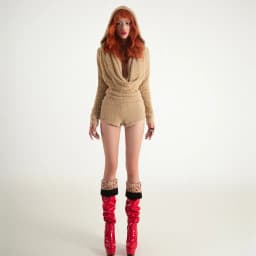Thumbnail TATICHU - Error Embroidered Mohair Mini Shorts - Quần Short Mini Mohair Thêu Chữ 3