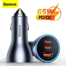 Thumbnail Tẩu sạc nhanh Baseus 65W / 60W 3.0 trên xe hơi thích hợp cho iPhone 13 Pro Max Xiaomi 1