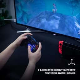Thumbnail Tay cầm chơi game HOSAN gameSir T4 Pro, hỗ trợ cả PC và điện thoại, thời lượng pin 600mAh 4