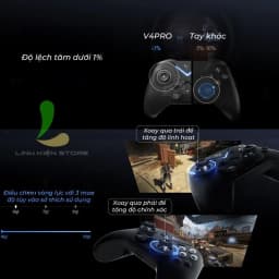 Thumbnail Tay Cầm Chơi Game HOSAN Vader 4 Pro Có Joystick Điều Chỉnh Lực, Polling Rate 1000Hz 4
