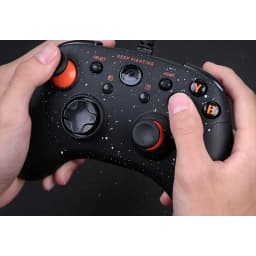 Thumbnail Tay cầm game Dareu H101X Hồng / Đen không dây ( Pin sạc 650mAh, Bluetooth 5.0 ,Dây Type-C ) 2
