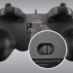 Thumbnail Tay cầm gaming console có dây Logitech F310 - 4 phím di chuyển D-Pad, TV Android 3
