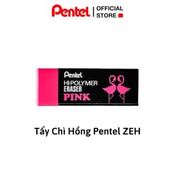 Thumbnail Tẩy Chì Hồng Cao Cấp Tẩy Siêu Sạch Pentel ZEH Tẩy Sạch, Ít Bụi, Ít Độc Hại 1