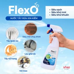 Thumbnail Tẩy Rửa Đa Năng FlexO ion Kiềm pH 12.5_Siêu Sạch Mọi Vết Bẩn_Chai 530ml [Snap Kitchen] 2