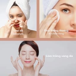 Thumbnail Tẩy tế bào chết da mặt dạng hạt FRESH WHITE SAND BY TENAMYD DEEP CLEAN PORE CARE SCRUB FOAM CLEANSER 2