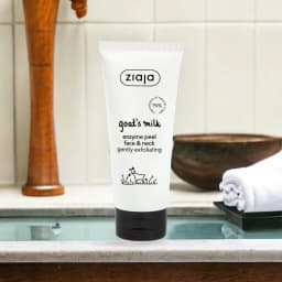 Thumbnail Tẩy tế bào chết sữa dê cho da mặt và cổ Ziaja Goat's Milk Enzyme Peeling phù hợp cho da nhạy cảm 75ml 3