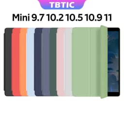 Thumbnail Tbtic Cho iPad Case Air 7 M3 2025 6 Pro 11 2024 11th A16 10th Gen Pro Mini 6 Air 5 4 3 2 1 9th 8th 7th 6th 5th 9.7 10.2 10.5 10.9 Mỏng Nhẹ Mềm Da PU Lật Đứng 1