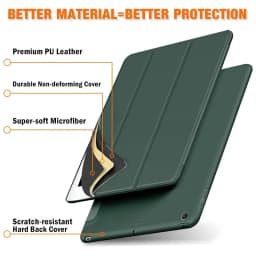 Thumbnail Tbtic Cho iPad Case Air 7 M3 2025 6 Pro 11 2024 11th A16 10th Gen Pro Mini 6 Air 5 4 3 2 1 9th 8th 7th 6th 5th 9.7 10.2 10.5 10.9 Mỏng Nhẹ Mềm Da PU Lật Đứng 4