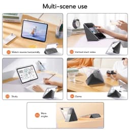 Thumbnail Tbtic Cho iPad Có Giá Đỡ Bút Chì Air 7 M3 2025 6 Pro 11 2024 Air 5 4 10.9 11th A16 10th 9th 8th Gen 7th 10.2 6th 5th 9.7 Mini 6 Ốp Lưng Trong Suốt 3