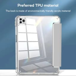 Thumbnail Tbtic Cho iPad Ốp Lưng Air 7 M3 2025 6 11th A16 M2 Pro 11 M4 2024 Air 5 4 10.9 10th 9th 8th 7th Gen 10.2 Mini 6 Ốp Lưng Có Bút Chì Acrylic Trong Suốt 3