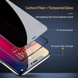 Thumbnail Tbtic Cho iPhone 16 15 14 13 12 11 Pro Max Mini X Xs Max Xr Plus Bảo Vệ Màn Hình Riêng Tư Kính Cường Lực Bảo Vệ Toàn Diện Chống Trầy Xước Chống Sốc Độ Cứng 9H 3