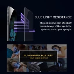 Thumbnail Tbtic Cho iPhone 16 15 14 13 12 11 Pro Max Mini SE 2020 X Xs Max Xr 8 7 6 6s Plus Chống Ánh Sáng Xanh Bảo Vệ Màn Hình Kính Cường Lực Bảo Vệ Toàn Diện 2