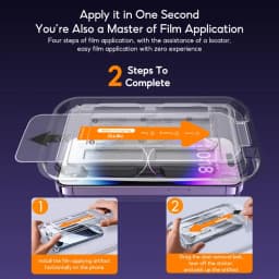 Thumbnail Tbtic Cho iPhone 16 15 14 13 12 11 Pro Max Plus XR X Xs Bảo Vệ Màn Hình Kính Cường Lực HD Matte Bảo Mật Ánh Sáng Xanh Với Tự Động Căn Chỉnh Dễ Dàng Lắp Đặt Bảo Vệ Toàn Diện 2