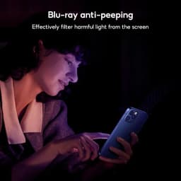 Thumbnail Tbtic Cho iPhone Bảo Vệ Màn Hình Kính Cường Lực 16 15 14 13 12 11 Pro Max Plus XR X Xs Privacy Blueray Chống Ánh Sáng Xanh Vân Tay Bảo Vệ Toàn Diện Với Tự Động Căn Chỉnh Dễ Dàng Lắp Đặt 2