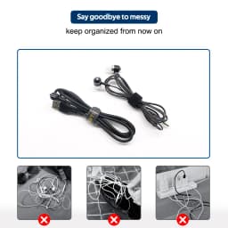 Thumbnail TBTIC Quai Sắp Xếp Dây Cáp Chất Liệu Nylon Dành Cho Dây Cáp Chuột/Tai Nghe/Cáp HDMI 2