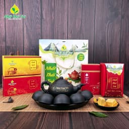 Thumbnail Thái Nguyên Nhất Thái Trà mẫu quà biếu tặng đẹp 400gr H35.05 1