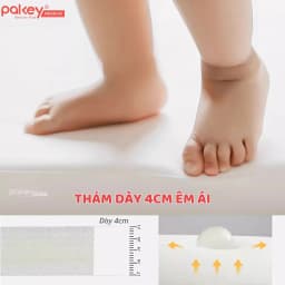 Thumbnail Thảm Chất Liệu Da PU Pakey Cao Cấp Họa Tiết Voi Đáng Yêu, Thảm Da PU Trải Sàn Dày 4cm Cho Bé Tập Bò Tập Đi 2