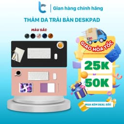 Thumbnail Thảm Da Trải Bàn Làm Việc Deskpad Lucas Mềm Mịn, Chống Nước, Chống Quăn 1
