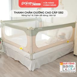 Thumbnail Thanh Chắn Giường PAKEY SB2 Cao Cấp Nâng Hạ Một Bên Dễ Dàng, Hàng Rào Giường An Toàn Cho Bé Yêu- Bảo Hành Trọn Đời 1