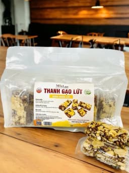 Thumbnail Thanh gạo lứt hạnh nhân lát, mix các hạt dinh dưỡng Mộc Lan Healthy 250g, 500g 4