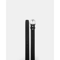 Thumbnail Thắt lưng bản nhỏ unisex nam nữ MMANS bản 2.5 cm khóa kim da bò nhập khẩu cao cấp mặt hợp kim chống gỉ sang trọng 4